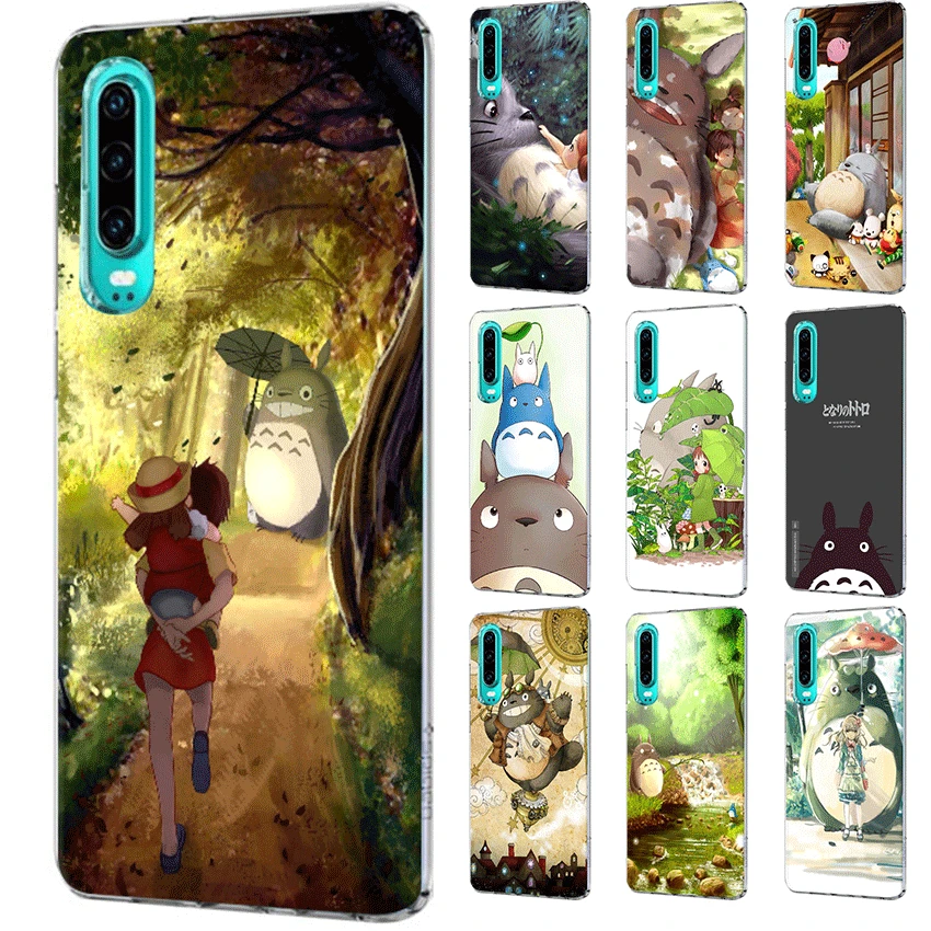 Чехол для мобильного телефона huawei P30 P20 P10 P9 P8 P Sart Z Lite Pro Жесткий чехол МИЛЫЙ Тоторо