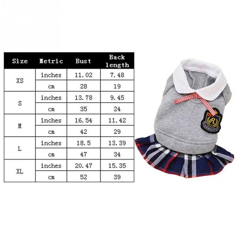 Одежда для собак Полосатое платье милая хлопковая смесь модные вечерние