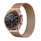 Миланский ремешок для Samsung Galaxy watch 3 45 ммАктивный 246 мм42 мм шестерни S3 Frontier20 мм22 мм браслет Huawei GT22ePro band