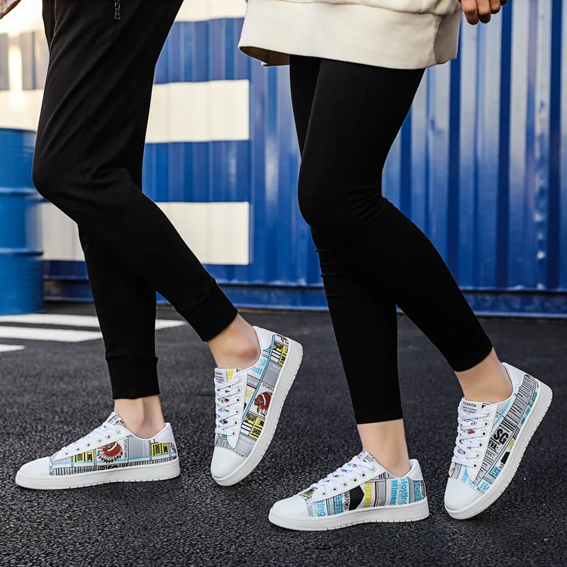 

Casual Shoes Lovers Men Breathable Lightweight Board Shoes Women Comfortable Non-slip Wear-resistant Walking Shoes Size 36-46