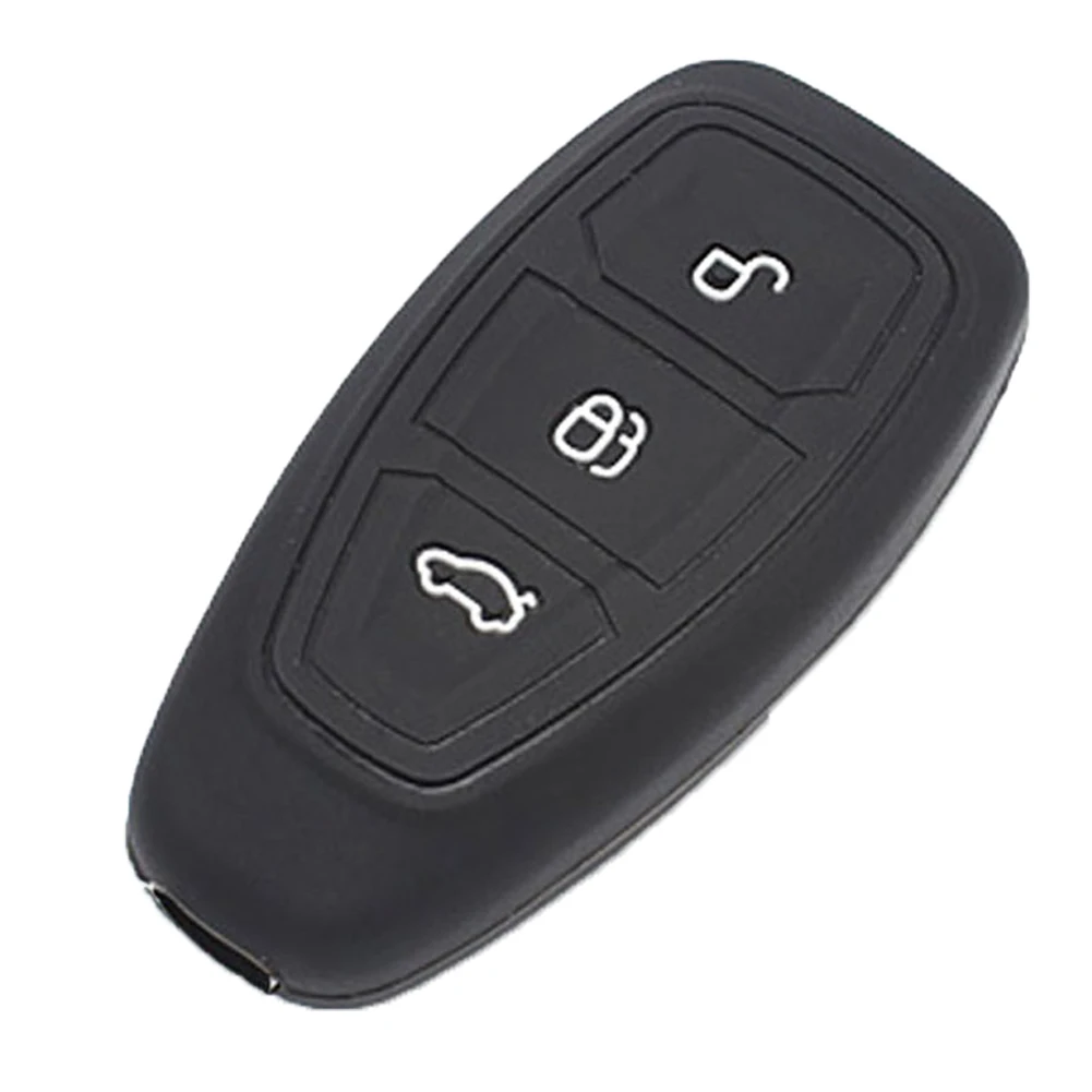 3 силиконовый дистанционный ключ-брелок от машины крышка чехол защитный для Ford