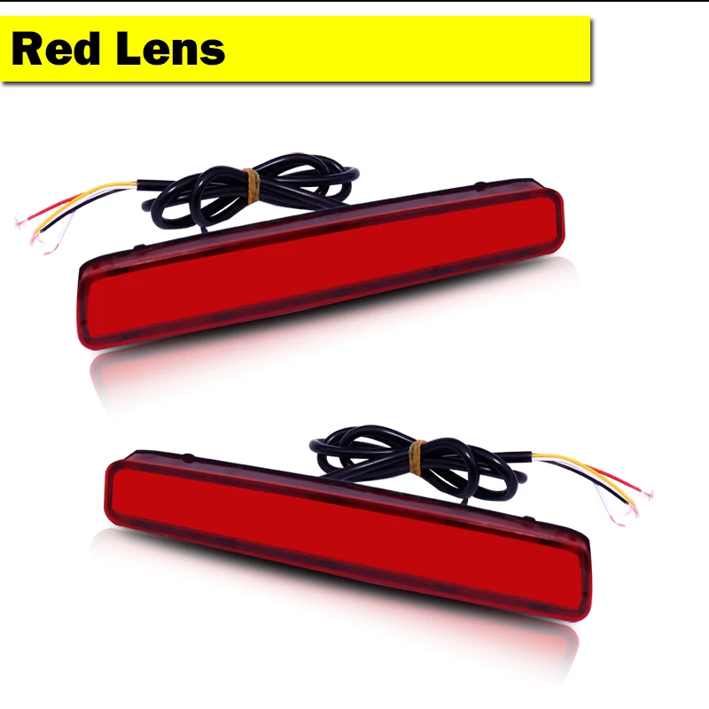 

Gtinthebox красный светодиодный отражатель бампера, задний/тормозной фонарь, задний противотуманный фонарь для Toyota Prius V 2012-2017 и для 2014-2016 Scion tC