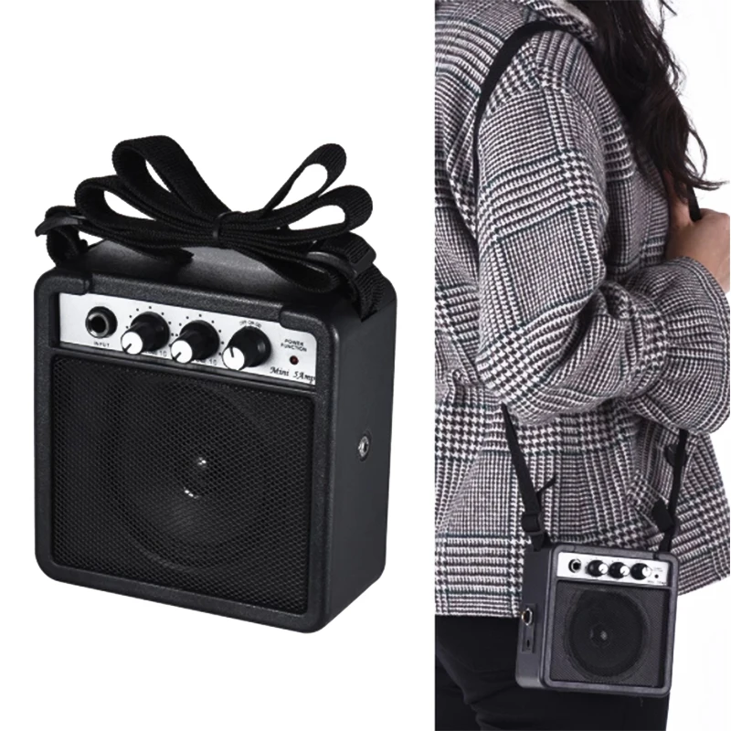 Мини 5 Вт 9 В на батарейках усилитель динамик для акустической/электрической