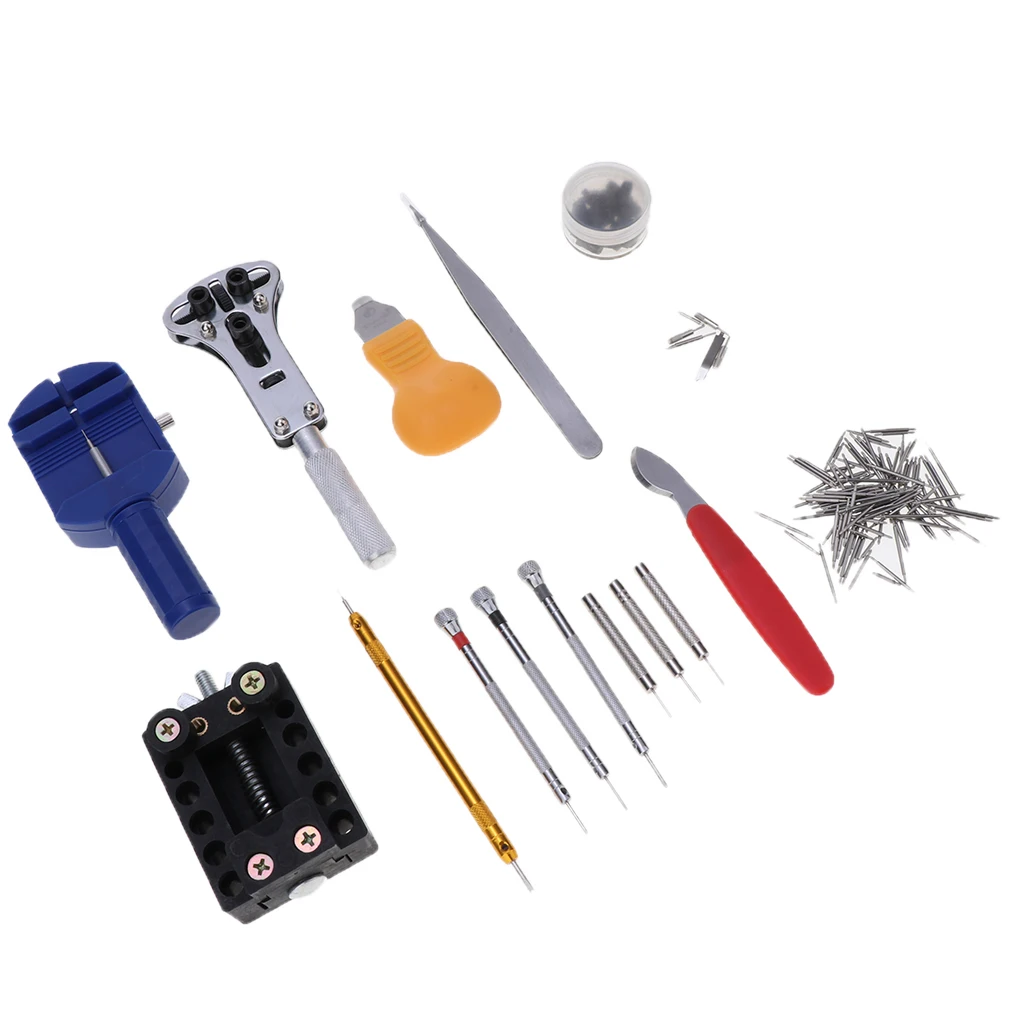 

144pcs Watch Repair Tool Kit Band Strap Link Remover Back Opener Screwdriver