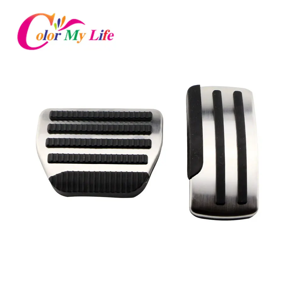 Автомобильная педаль тормоза из нержавеющей стали Color My Life крышка педали