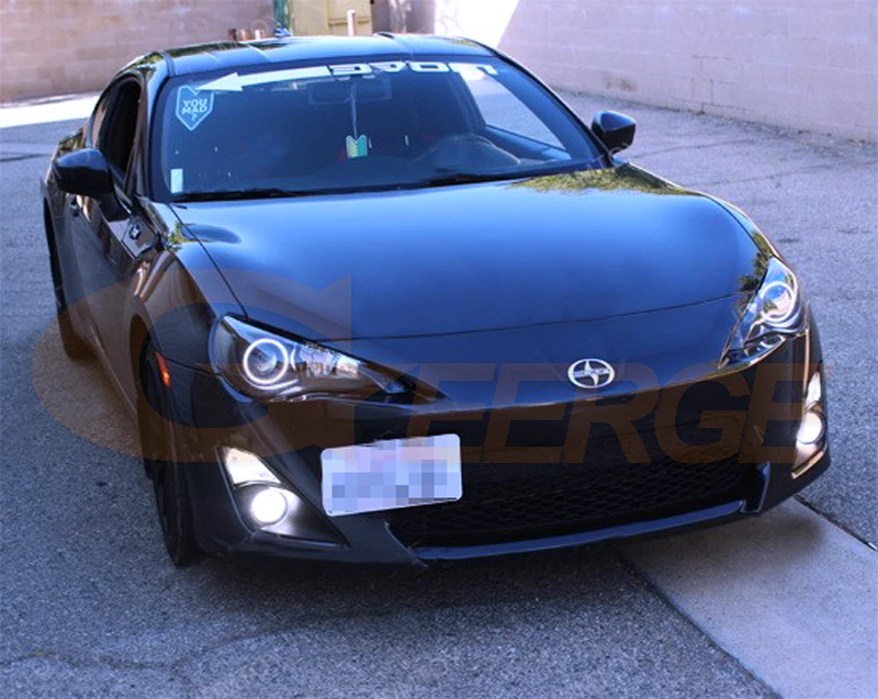 Отличный COB комплект светодиодов глаза ангела halo кольца ультра яркие DRL для Scion FR-S