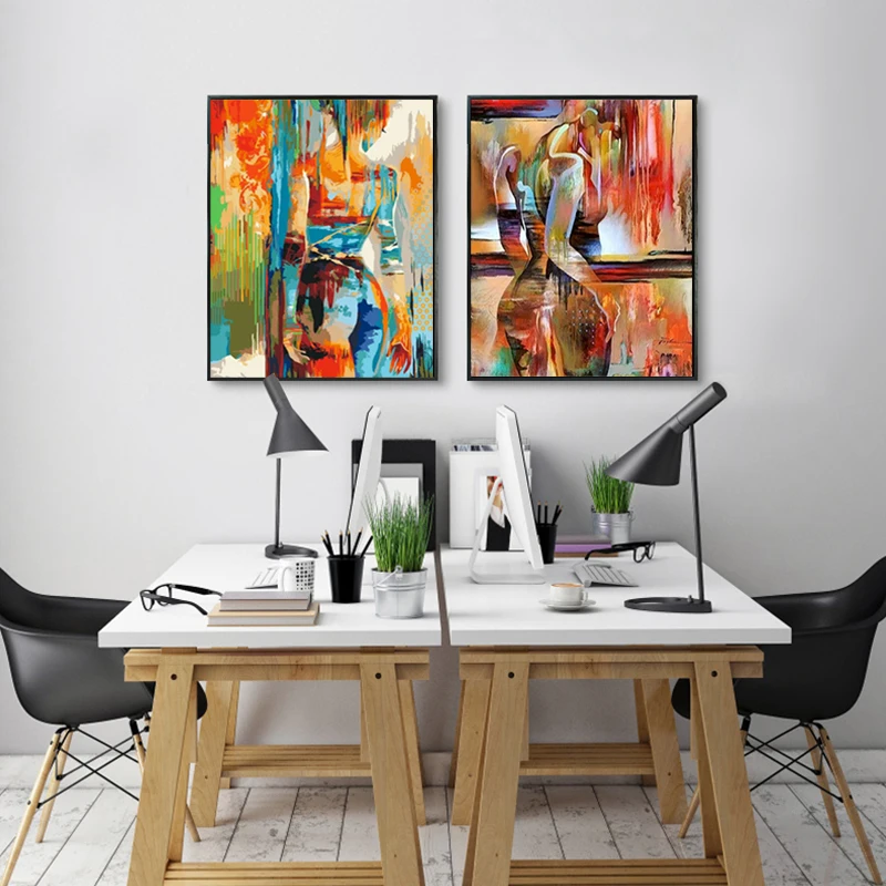 

diy frame Colorful Women Paint By Numbers For Adults Calligraphy Painting Modern Wall Art Canvas For Home Decors Art
