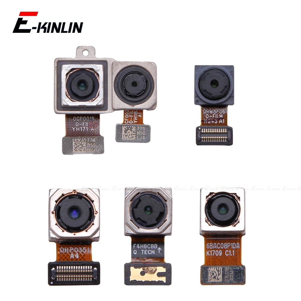 

10pcs Front Facing Selfie & Back Rear Main Camera Small Big Module Ribbon Flex Cable For HuaWei Y7 Prime Y6 Pro Y5 GR5 2017 2018