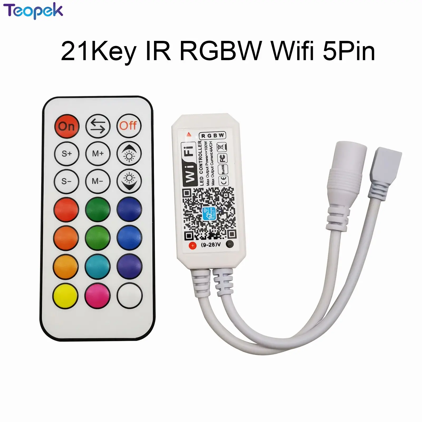 Magic Home Беспроводной контроллер Wi-Fi RGB/RGBW ИК RF светодиодный для WS2811 WS2812B пиксельный