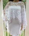 Свадебная шаль цвета белой слоновой кости, Новое поступление, кружевной топ с круглым вырезом, свадебный пиджак, аксессуары