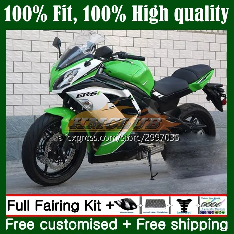 

Инъекции для KAWASAKI NINJA 650R ER6 F ER-6F ER 6F 2012 2013 2014 2015 2016 20No.14 запас от компании "gree" ER6F для детей возрастом 12, 13, 14, 15, 16 OEM обтекатель