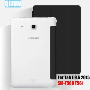 Чехол для планшета Samsung Galaxy Tab E 9,6, искусственная кожа, умный чехол для сна и пробуждения, Твердый чехол с подставкой для SM-T560T561