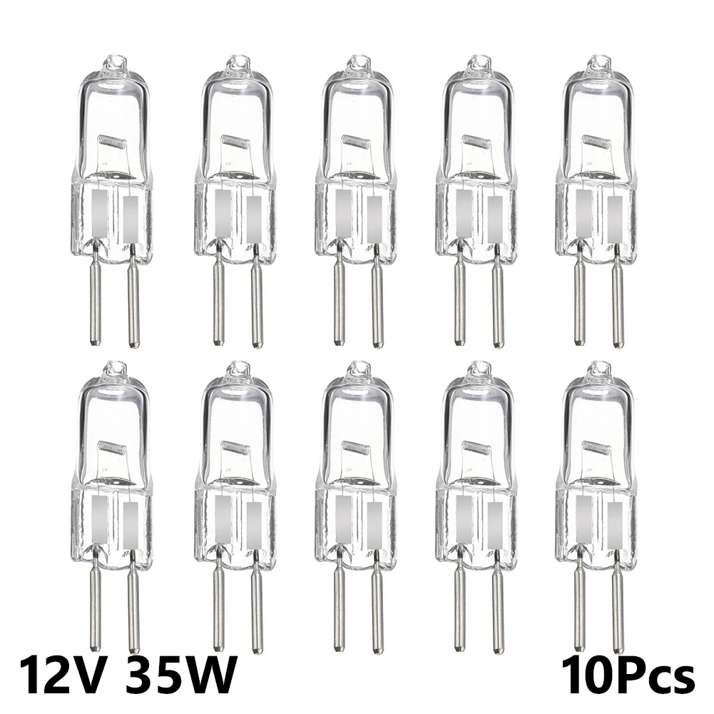 

10pcs JC Type halogen bulb inserted beads crystal 12V G4 35W Super Bright Clear Ultra low price Warm light bulbs indoor lighting