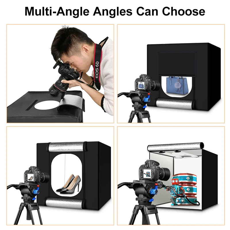 40 см светильник ящик столешницы фото студия складной светодиодный 5500K с