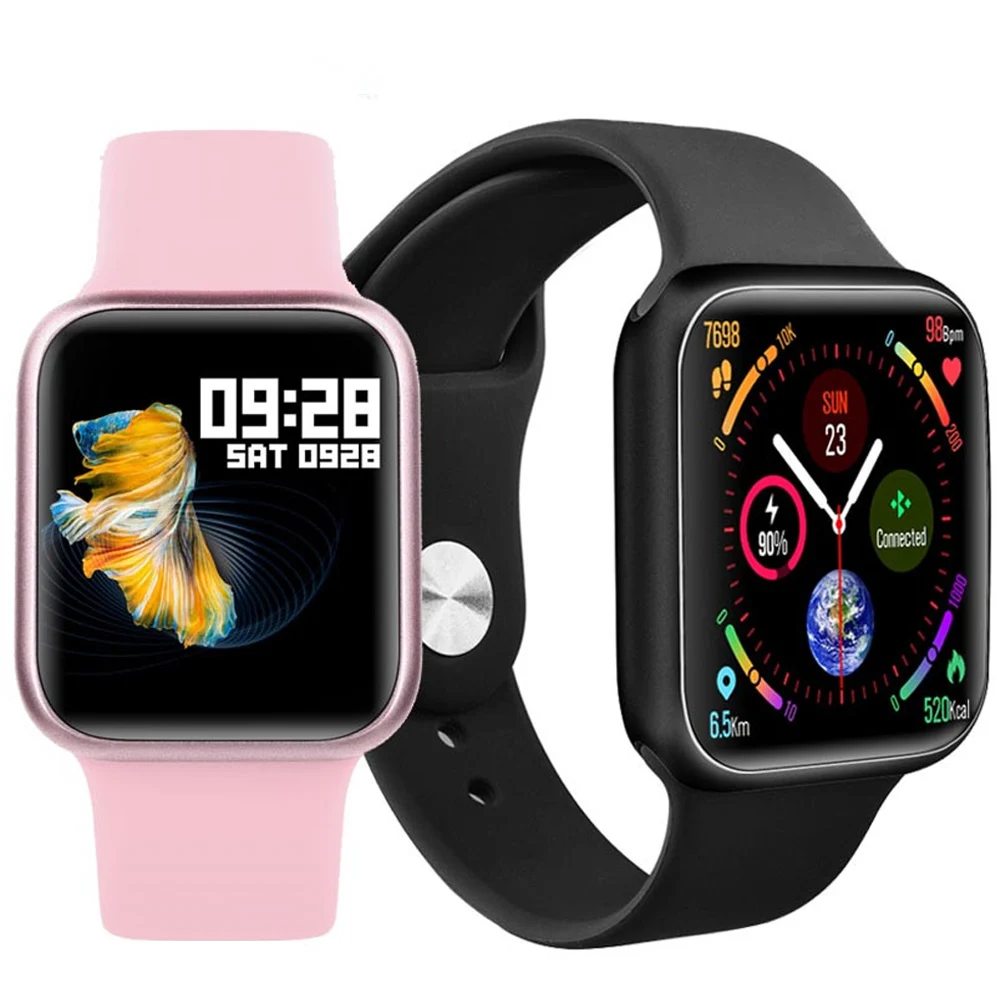 Смарт часы P90 Full Touch фитнес трекер IP68 водонепроницаемый беспроводной зарядки