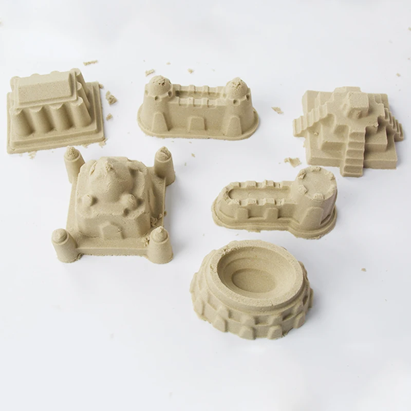 Kids Sand Castle Building Toys Set - 6 Pcs Mini Ancient Building Molds for Children Beach Play - Fun Game Model Kits - Great Gifts for Toddlers image 5