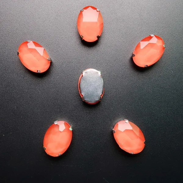 A19 Orange Серебряные коготь настройки 20 шт/п 10x14 мм 13*18 мм желе конфеты AB цвета стекло Кристалл овальной формы пришить стразы аппликация diy отделка - Цвет: A19 Orange