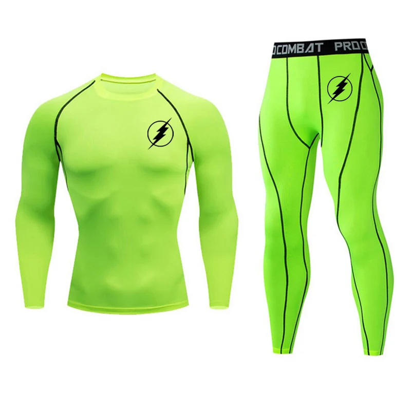Высококачественный компрессионный лыжный костюм мужские спортивные костюмы для