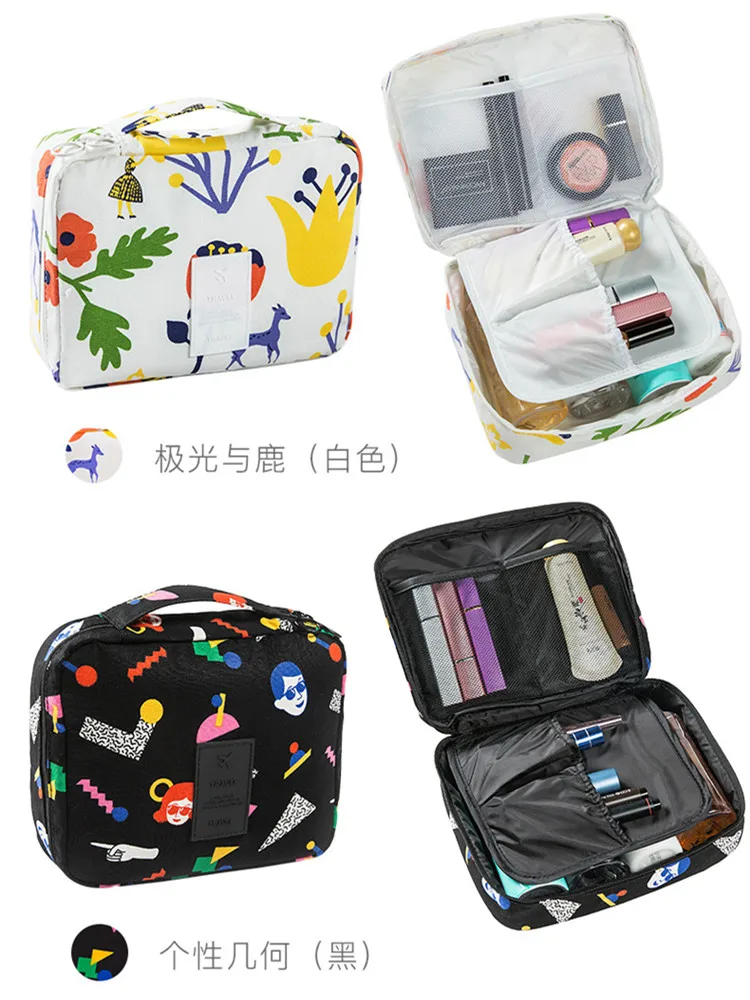 

Women's Cosmetic Bag New Brand Versatile Ladies Clutch Cosmetic Bag Phone Bag Print Nylon Makeup Bag Cosmetics Bags Wash Bag Set