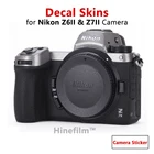 Z6II Z7II наклейка для камеры Премиум наклейка пленка для Nikon Z6 II  Z7 II Защитная пленка для объектива