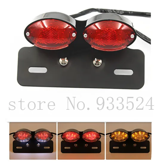 Задний тормозной сигнал кошачий глаз черный свет для ходовых огней номерного