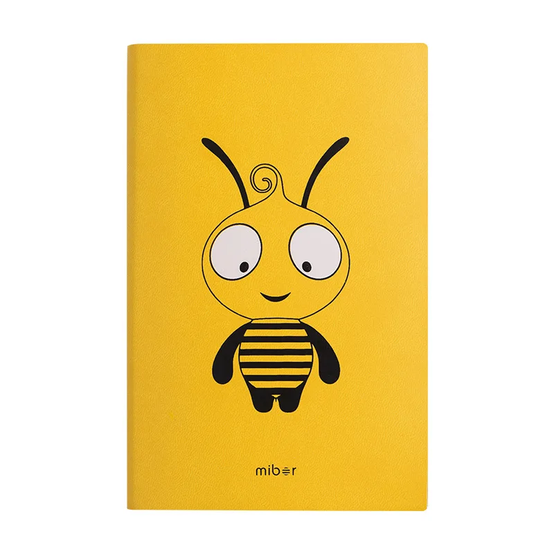 A6 Notebook and Journal Mini Soft Diary Notepad Line Agenda Planner Organizer Cute Bee Back to Schook Note Book Travel Handbook |