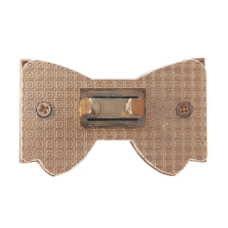 

Bowknot Shape Clasp Turn Locks Twist Lock DIY Leather Handbag Bag Hardware