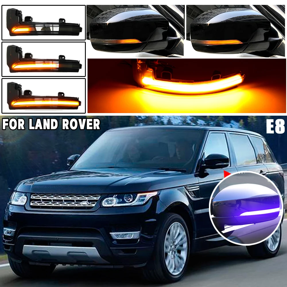 Светодиодный динамический поворотник с боковым зеркалом для Land Rover Discovery LR4 L462 Range
