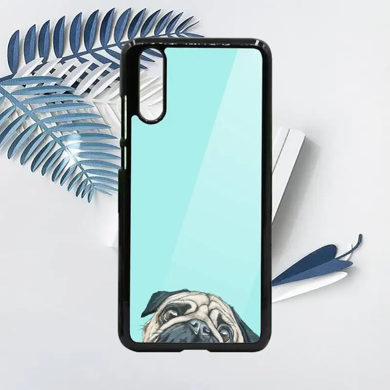 

Pug dog cute cartoon animal Phone Case PC For Samsung galaxy S note 8 9 20 10 e lite2019 plus pro ultra