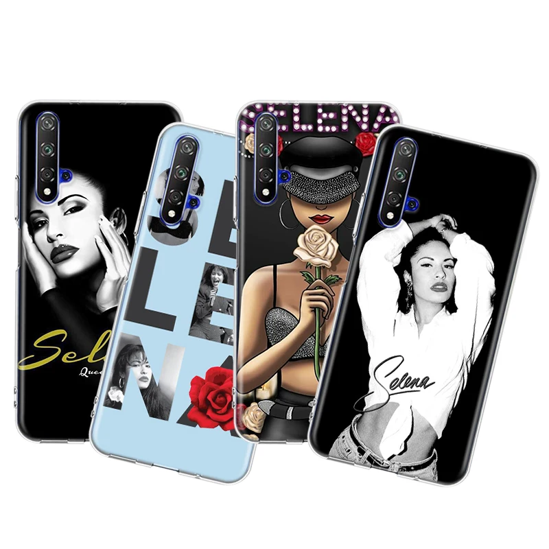 

Selena quintanilla Silicone Cover For Honor 20 30 20S 20E 30i 30S V20 V30 Lite Pro Plus 5G Transparent Phone Case