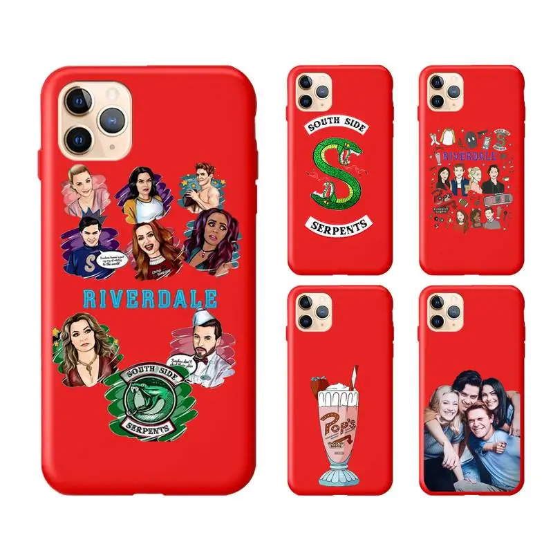 

Riverdale TV Series Cole Sprouse Phone Case Red For Iphone 12 11 PRO MAX X XS XR 6S 7 8 PLUS SE Cases Cover