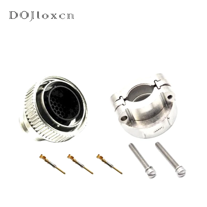 

1 Set 37 Pin TE AMP Tyco AMP 208472-1 208470-1 Connector Metal Aviation Plug Male Female Wiring Socket With Terminal