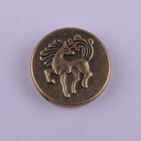 Wholesale Zinc Alloy Beads Horse Pattern Loose Beads With Large Hole For Leather Rope DIY Jewelry Finding 10000PcsLot