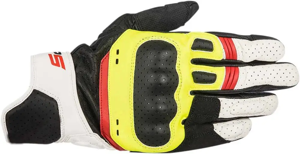 

New 3 Colors Genuine Leather Alpine SP-5 Motorcycle Gloves Racing Driving Motorbike Original Cowhide Touch Screen Gloves