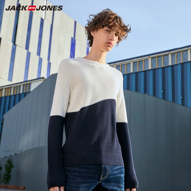 JackJones мужской удобный свитер с круглым вырезом 219324514 | Мужская одежда