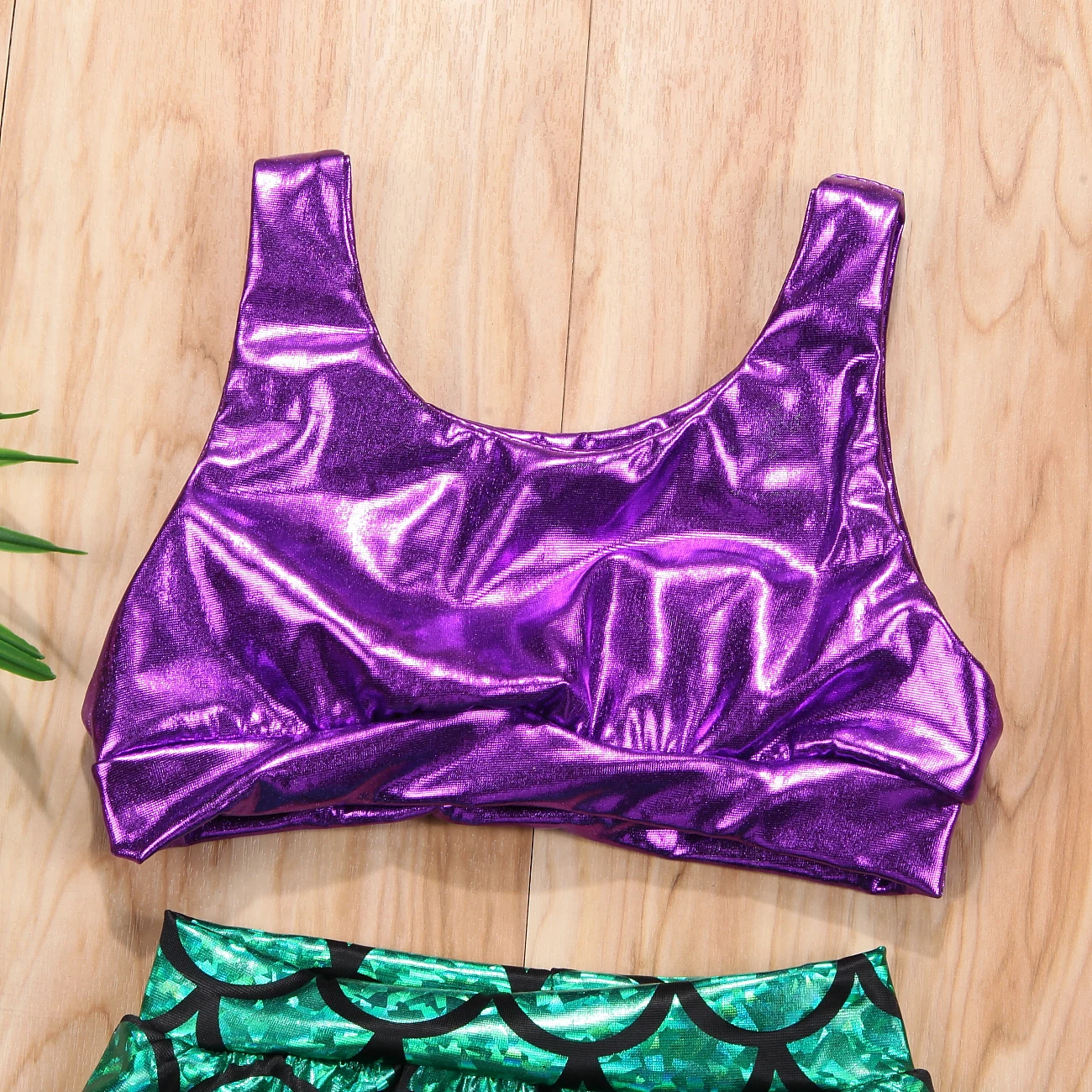 Восхитительный детский купальный костюм из 2 предметов для маленьких девочек