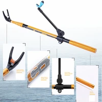 fishing rod holder carbon fishing box support brackets telescopic rod holder 2 1 2 4m