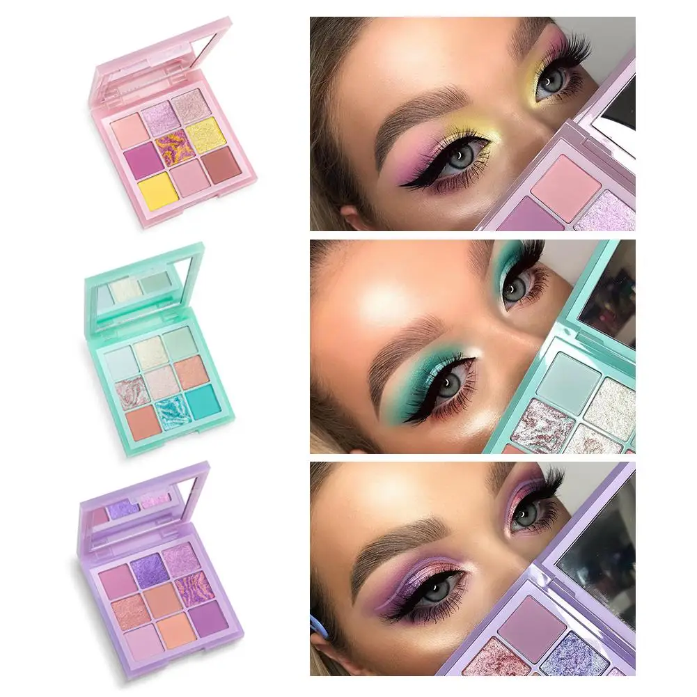 

9-colors Eyeshadow Palette Makeup Eyeshadow Pallete Matte Shimmer Pigmented Eye Shadow Palette Make Up Palette Eye Makeup