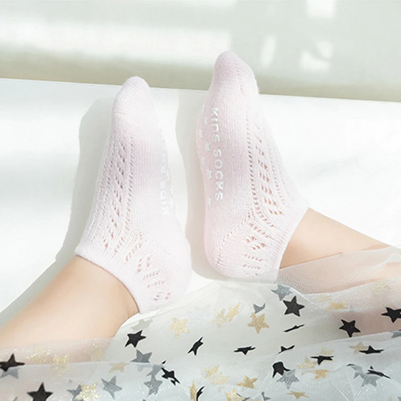 Модные детские носки летние невидимые с вырезами сетчатые для малышей обувь - Фото №1