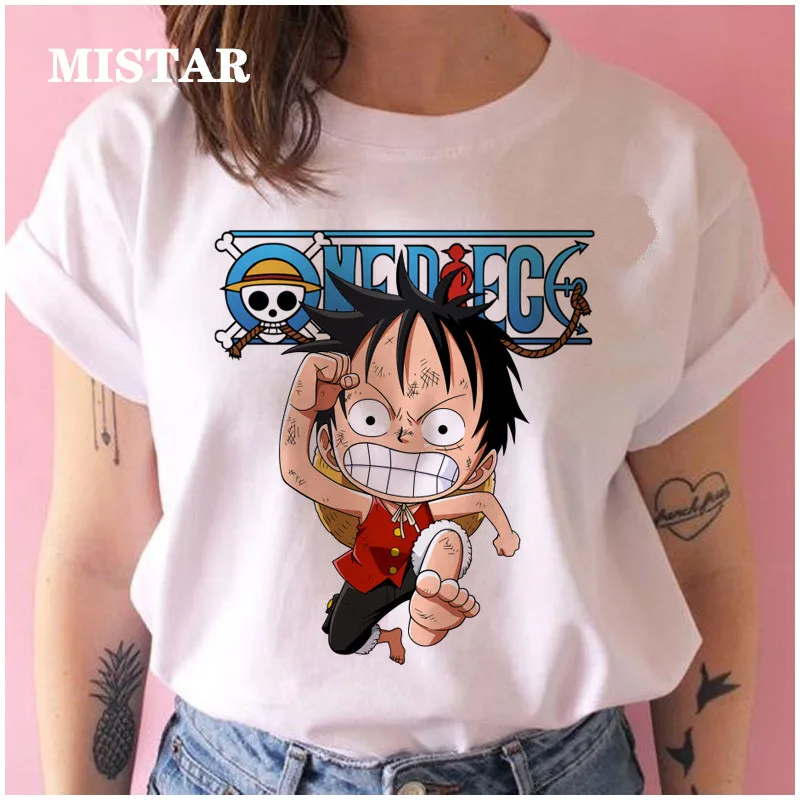 

Женская футболка с коротким рукавом, милая белая рубашка с аниме стиль Харадзюку, повседневный Топ, на лето