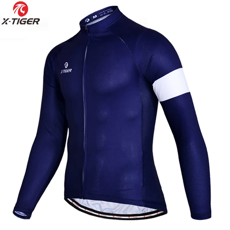 X-Tiger Pro Winter Thermal Fleece Cycling Jersey Keep Warm Mountain Bike Cycling Clothing MTB Bicycle Clothes Ropa Ciclismo - Цвет: Winter as picture