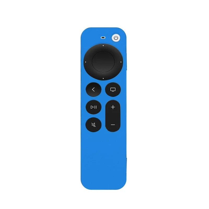 

Silicone Controller Drop-proof Protective Case Compatible for A-pple TV 4K 2nd Gen Siri Remote Shockproof Anti-slip