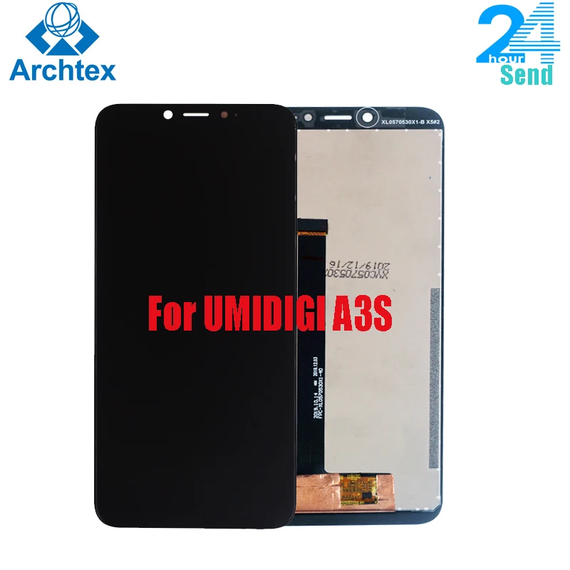 Для оригинальный UMIDIGI A3S ЖК дисплей Дисплей и кодирующий преобразователь