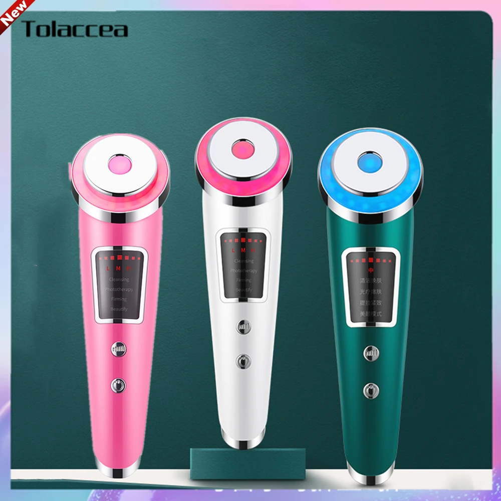 

EMS Facial Massager For Face Skin Rejuvenation Beauty Device LED Photon Radio Frequency Lifting Anti Wrinkle Eye Skin Care Tool