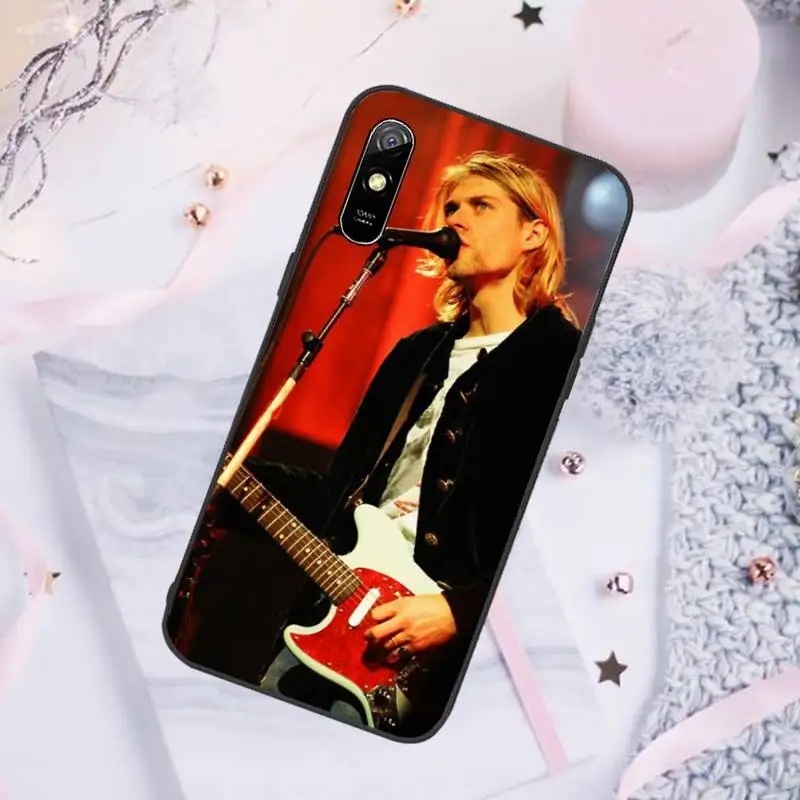 

Rock Band Nirvana Kurt Cobain Phone Cases For Xiaomi Mi Redmi Note 7 8 9 pro 8T 9T 9S 9A 10 Lite pro