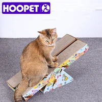 hoopet cat kitten scratch board interesting toy for cat corrugated paper pad cats nail scraper mat cat scrathching post