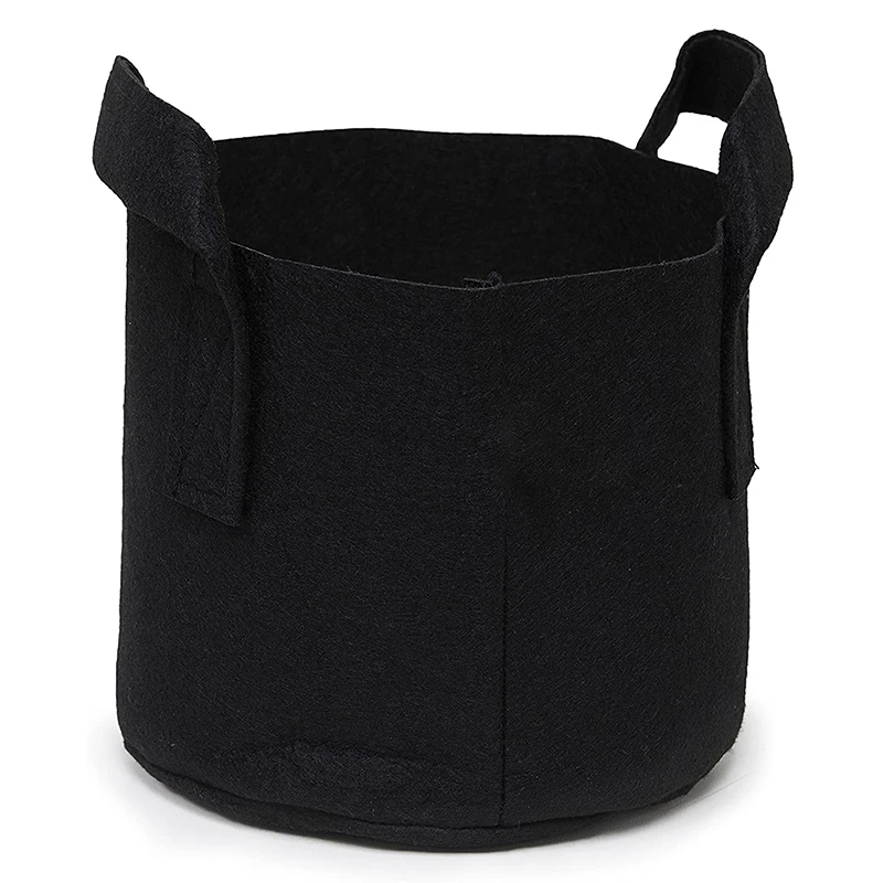

Fashion30Gallon Grow Bags Set, Aeration Fabric Pots with Handles,Black Plant Bags,Durable Garden Grow Pots,Fabric Containers wit