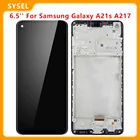 ЖК-дисплей 6,5 ''для Samsung Galaxy A21s A217 Lcd A217F SM-A217DS A217F, сменный сенсорный экран с цифровым преобразователем в сборе