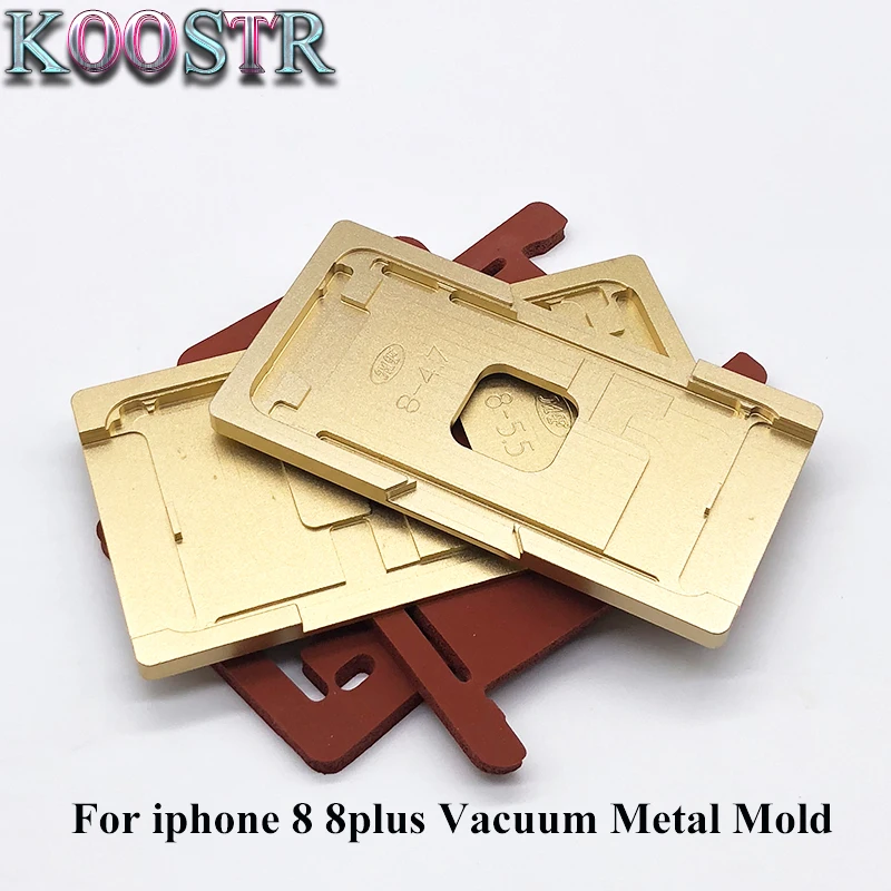 Новая точность 2 шт. для iphone 8g 8plus вакуумная металлическая Форма ламинатора ЖК