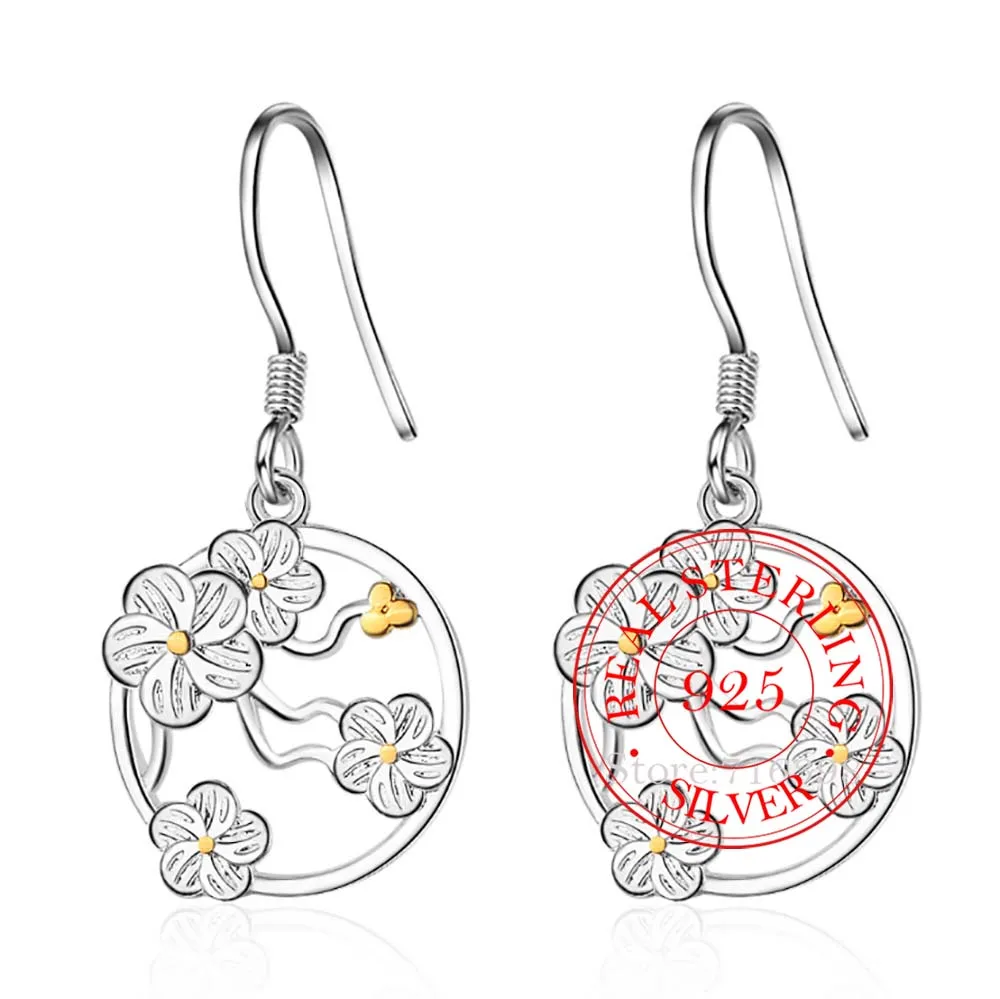 Женские Висячие серьги из серебра 925 пробы вишневые украшения | Украшения и